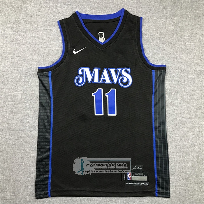 Camiseta Nino Dallas Mavericks Kyrie Irving NO 11 Ciudad 2023-24 Azul